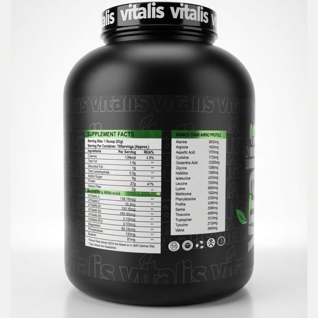 Vitalis ISO HYDRO 100% Hydrolysed Whey Protein Isolate – Chocolate Flavour | 27g Protein | 90% Protein | 70 Servings | 5 lb (2.27 kg)